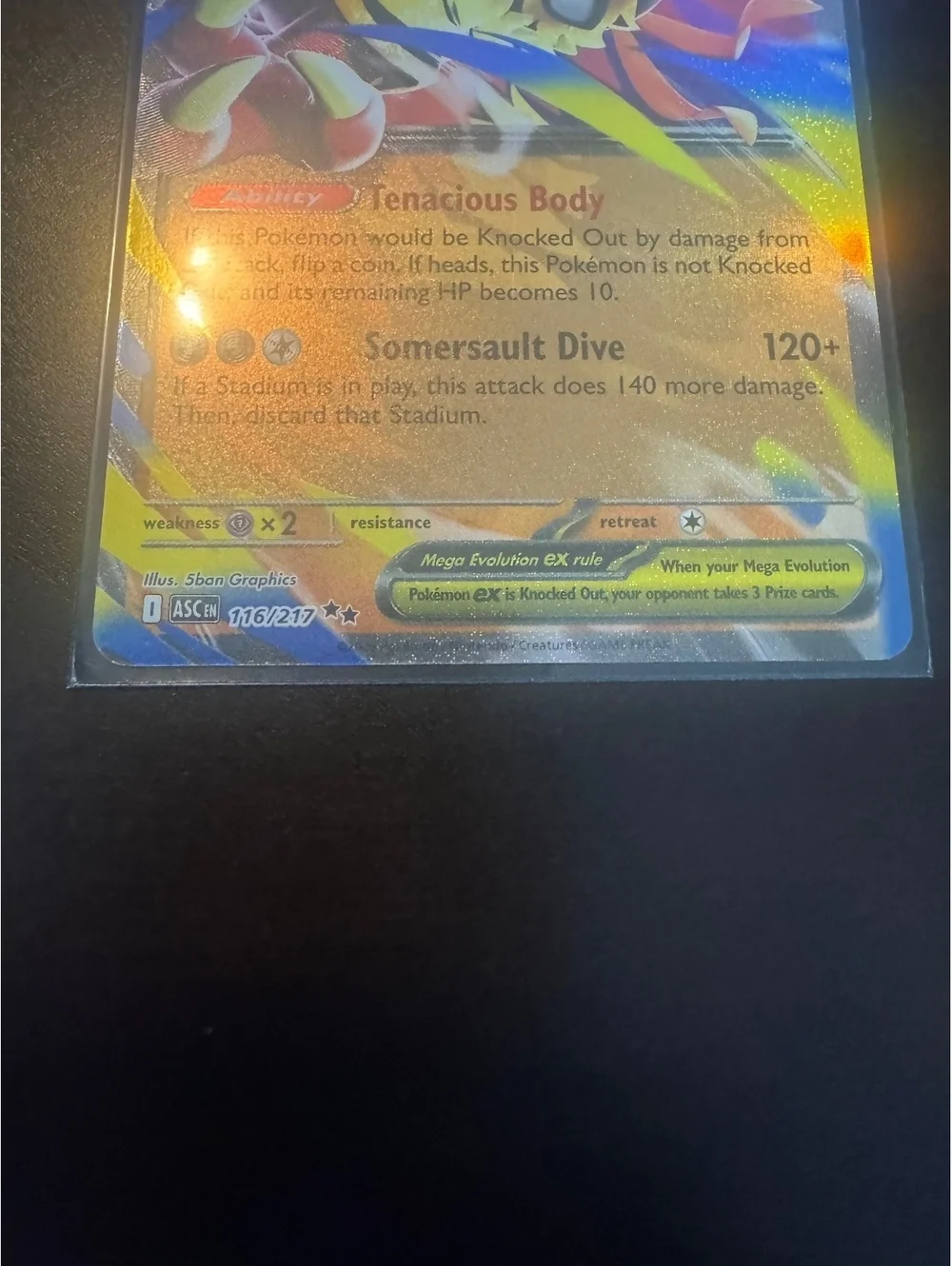 Pokemon Mega Hawlucha ex 116/217 Garchomp ex 039/187 Lot